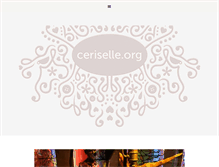 Tablet Screenshot of ceriselle.org